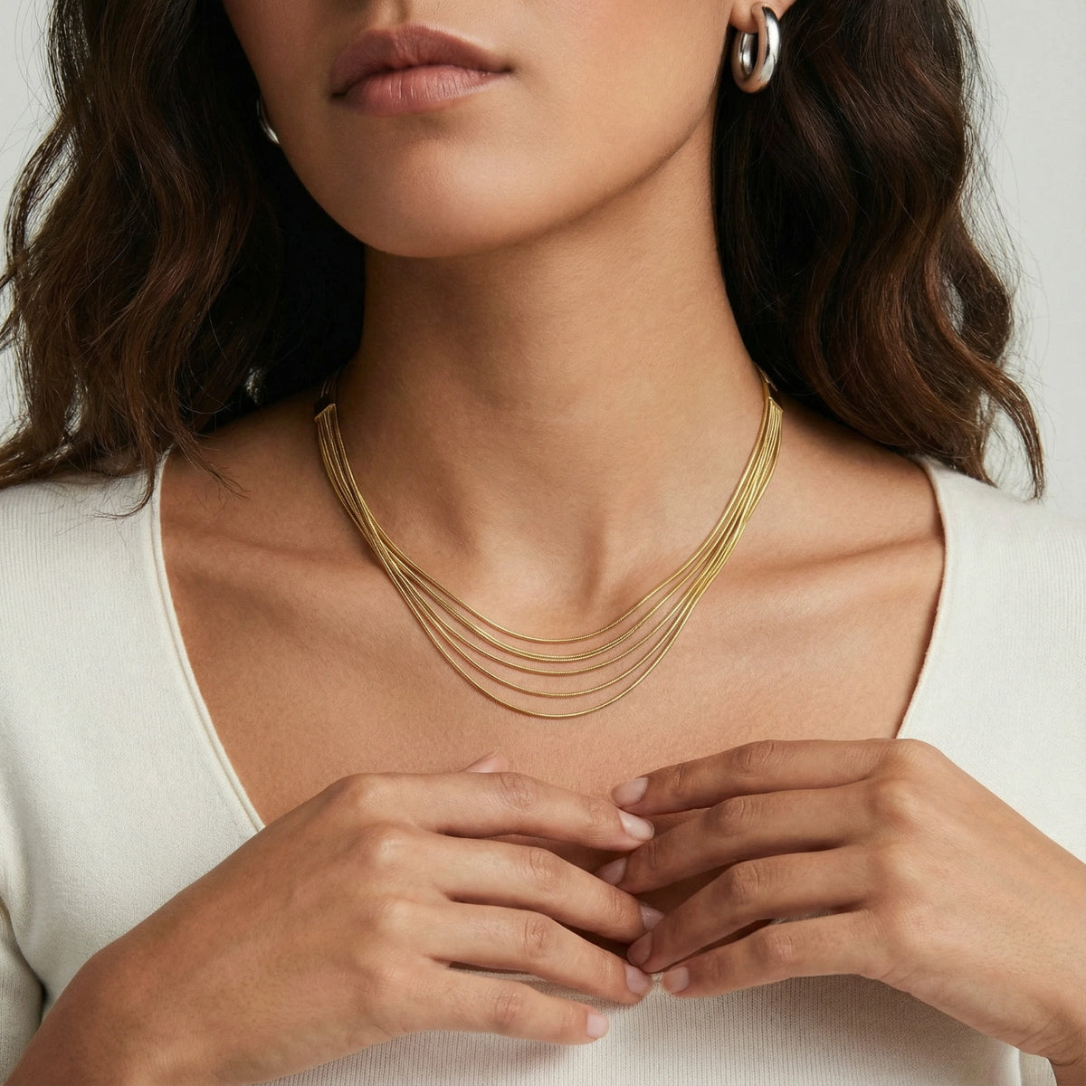 Golden Hour Layers Necklace | Zografski