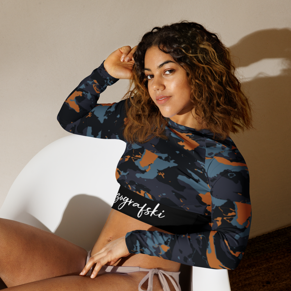 Camo Cropped Top