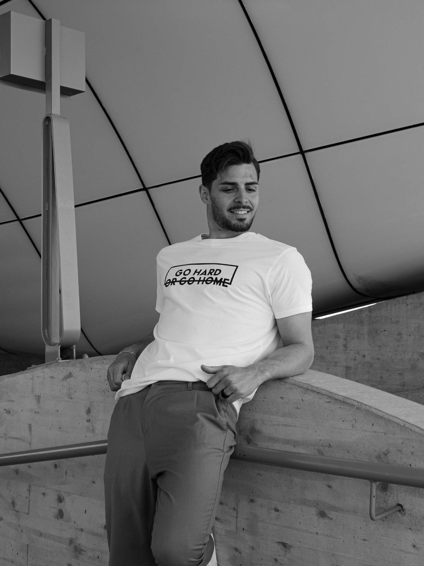 Hard or Home Tee - White