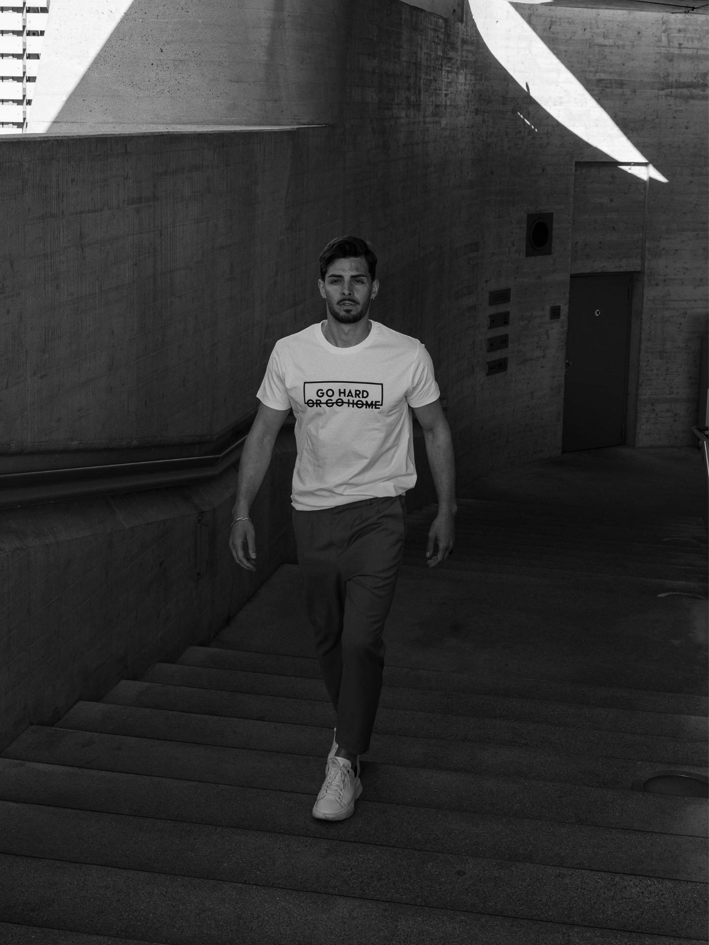 Hard or Home Tee - White