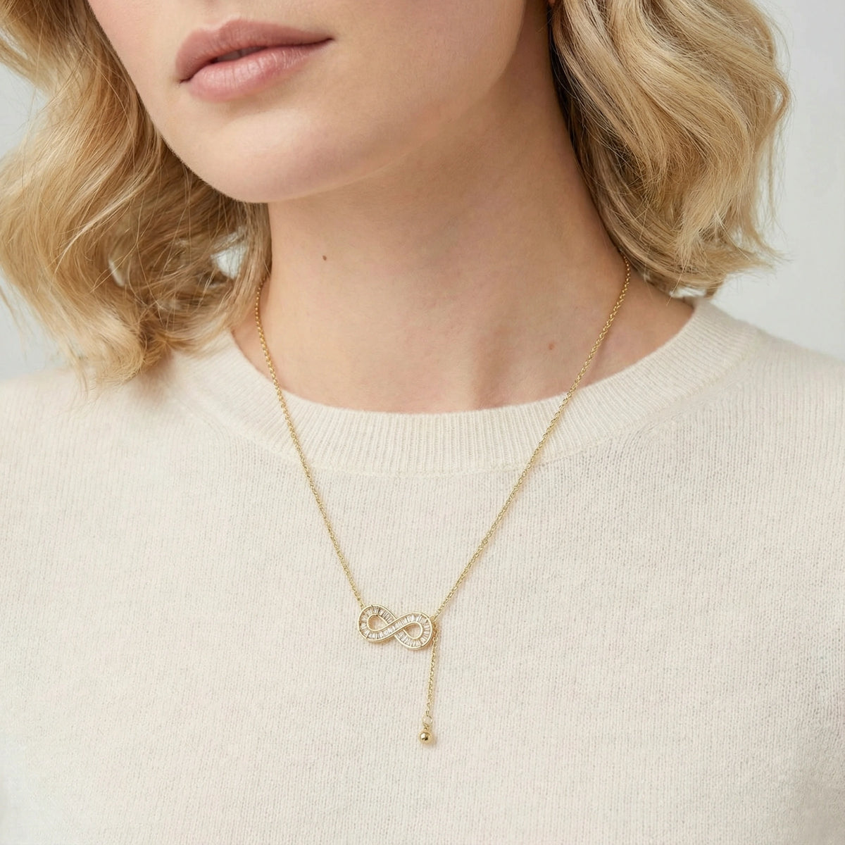 Infinity Sparkle Necklace | Zografski
