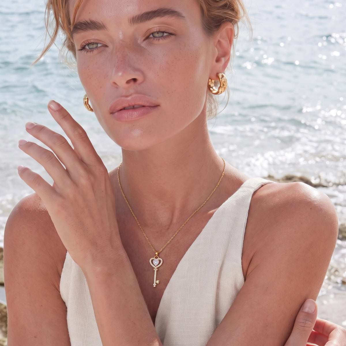 Secret Heart Key Necklace | Zografski