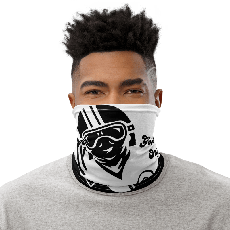 Neck Gaiter - Black/White